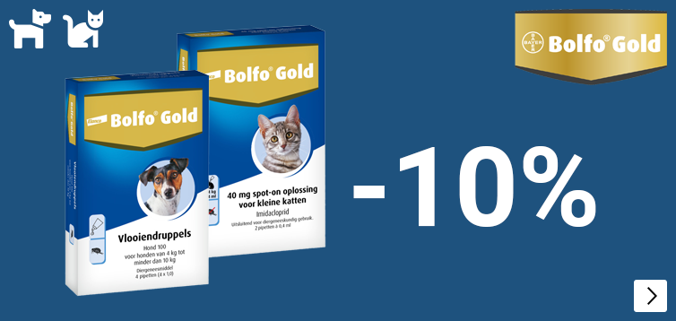 Bolfo Gold anti vlo -10% DOG CAT